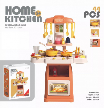 Набор мебели арт. 889-267 Кухня 44 предм. h-66 см свет, звук, вода в кор.45,5*13,5*34,5