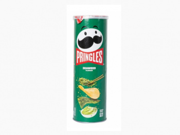Чипсы арт. 300051 Pringles морские водоросли 110 г в зеленой банке,*