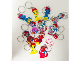 Брелок арт. K-1 Змея в ассортименте в пак.