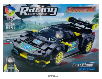 Конструктор арт. 43010 Автомобиль 307 дет. в кор.~