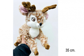 им Олень арт. 016/35 Пятнистый лежит 35 см в пак. им Олень арт. 016/35 Пятнистый лежит 35 см в пак.