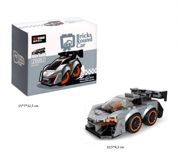 Конструктор арт. 26007 Автомобиль инерц. 135 дет. в кор.•