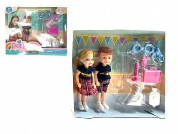 Кукла арт. TQ002 Доктор 2 куклы с аксессуарами в кор._ Кукла арт. TQ002 Доктор 2 куклы с аксессуарами в кор._