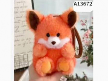 им Лиса арт. A13672-209 Брелок ароматизированный оранжевый 14 см в пак.