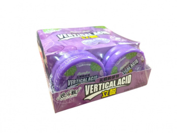 Конфета арт. 301129-3/ Кислая Виноград без сахара в баночке 20 шт. в кор.