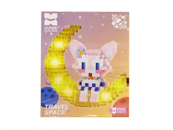 Конструктор арт. 85816-802 Микро Лисенок на луне 670 дет. в кор.