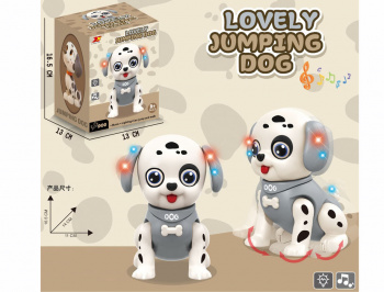 Собака арт. 3309" На батарейках в коробке 13*13*16,5