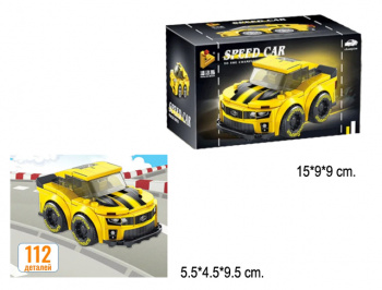 Конструктор арт. 667012 Автомобиль 112 дет. в кор.•