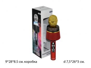 Микрофон музыкальный арт. 008Q в ассортименте в кор. Микрофон музыкальный арт. 008Q в ассортименте в кор.