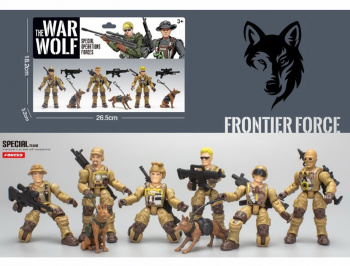 Солдат арт. 5898-DF16" Набор 6шт.  в пакете 26,5*3,2*18,2