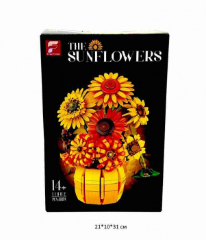 Конструктор арт. 11002 Цветы 1009 дет. в кор._ Конструктор арт. 11002 Цветы 1009 дет. в кор._