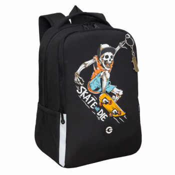 Рюкзак GRIZZLY школьный, жесткая спинка, 2 отделения, д/мальч., SKATE OR DIE, 38х29х1, RB-451-6/1 Рюкзак GRIZZLY школьный, жесткая спинка, 2 отделения, д/мальч., SKATE OR DIE, 38х29х1, RB-451-6/1