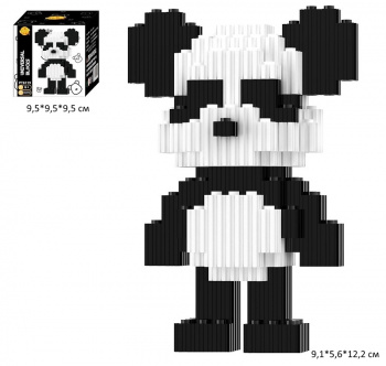 Конструктор арт. 6132/6119-805-802/YC262 Микро Панда 525/593 дет. в кор.=