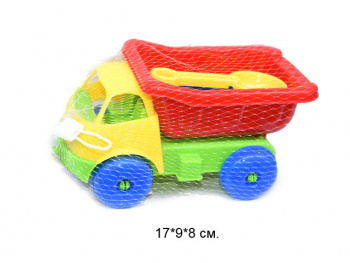 Песочный набор арт. 40A Маленький грузовик и лопатки в сет.=_