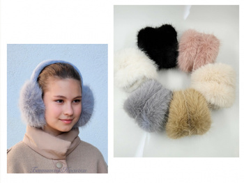 Наушники меховые арт. 709031 Норка цвета микс в пак. Наушники меховые арт. 709031 Норка цвета микс в пак.