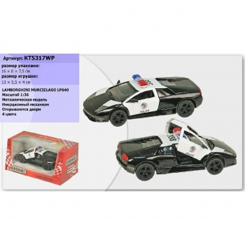 Модель металл. арт. 5317P"Lamborghini LP640 Police Модель металл. арт. 5317P"Lamborghini LP640 Police