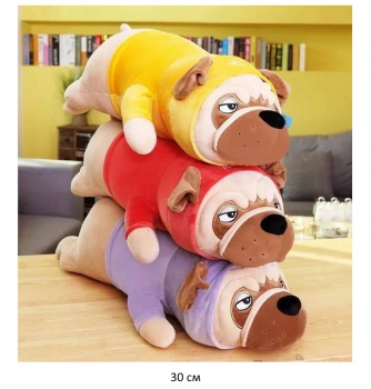 им Собака арт. 901-17 В толстовке цвета микс лежит 30 см в пак.)