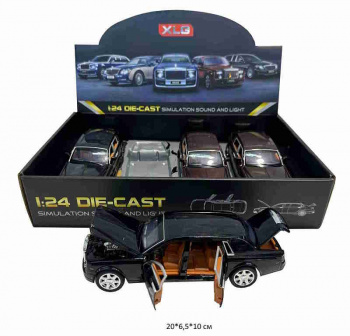 Модель металл. арт. M923S Кадиллак цвета микс (4 шт.) шоубокс• Модель металл. арт. M923S Кадиллак цвета микс (4 шт.) шоубокс•