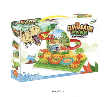 Конструктор арт. 88002 Парк динозавров шестеренки в кор.•
