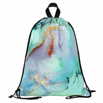 Мешок для обуви BRAUBERG большой удобный с ручкой, 51х41 см, "Mint marble", 271594 Мешок для обуви BRAUBERG большой удобный с ручкой, 51х41 см, "Mint marble", 271594