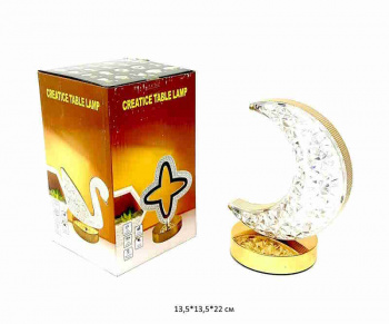 Ночник настольный арт. JY019 Месяц LED в кор._ Ночник настольный арт. JY019 Месяц LED в кор._