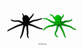 Фигурка 3Д арт. LK3494-3D Осьминог цвета микс подвижная в пак._