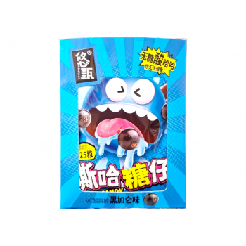 Конфета арт. 381774/381736 Кислая черная смородина 23 г 20 шт. в кор.'