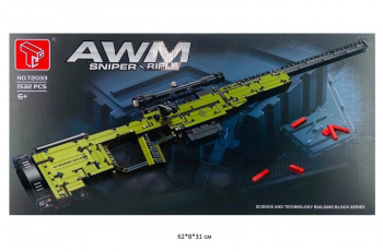 Конструктор арт. T2033 Снайперская винтовка 1532 дет. в кор.~