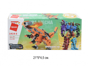 Конструктор арт. 1414-5"  трансформер 6шт/шоубокс 21*9*4,5 Конструктор арт. 1414-5"  трансформер 6шт/шоубокс 21*9*4,5