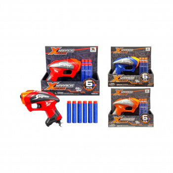 Оружие арт. JLX7232-209 Бластер с мягкими пулями цвета микс в кор. Оружие арт. JLX7232-209 Бластер с мягкими пулями цвета микс в кор.