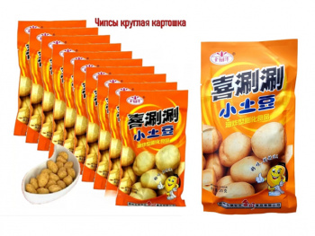 Чипсы арт. 500404 Картофельный шарик 20 г 20 шт. упаковка# Чипсы арт. 500404 Картофельный шарик 20 г 20 шт. упаковка#