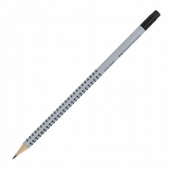 Карандаш чернографитный FABER-CASTELL, 1 шт., "Grip 2001", HB, трехгранный, с ластиком, 117200 Карандаш чернографитный FABER-CASTELL, 1 шт., "Grip 2001", HB, трехгранный, с ластиком, 117200