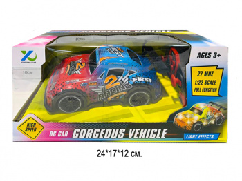Машина на р/у арт. YQ083-2A Гонка со свет. эффектами в кор.• Машина на р/у арт. YQ083-2A Гонка со свет. эффектами в кор.•