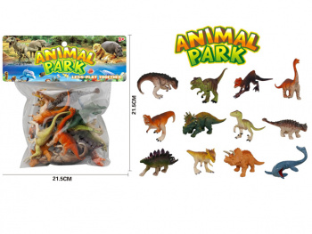 Набор животных арт. 8801-17" Динозавры в пакете 21,5*21,5*6