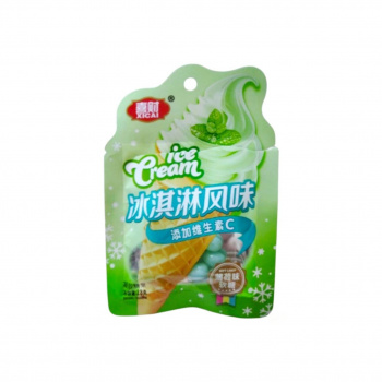 Конфета арт. 081313-5 Жевательные бобы "Мятное мороженое" 28 г 20 шт. в кор./