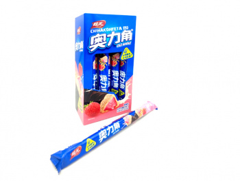 Печенье арт. 423866/423835 В глазури с клубничной начинкой 22 г 20 шт. в кор.#/