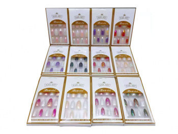 Набор для маникюра арт. 1111-805/400081 Ногти накладные в ассортименте 1 шт. в кор. (12 шт.) шоубокс Набор для маникюра арт. 1111-805/400081 Ногти накладные в ассортименте 1 шт. в кор. (12 шт.) шоубокс