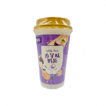 Напиток арт. 908029 Растворимый Молочный чай со вкусом Таро 72 г в стакане 1 шт.
