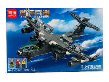 Конструктор арт. K0170 Самолет 375 дет. в кор.~/48 шт./ Конструктор арт. K0170 Самолет 375 дет. в кор.~/48 шт./