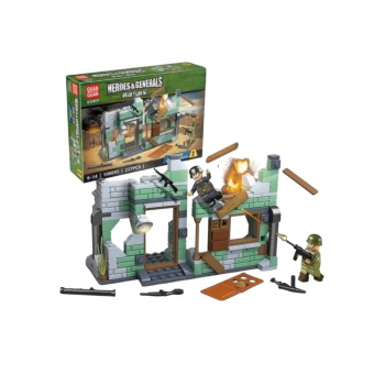 Конструктор арт. 100095-2 Военнная техника Атака здания 227 дет. в кор._ Конструктор арт. 100095-2 Военнная техника Атака здания 227 дет. в кор._