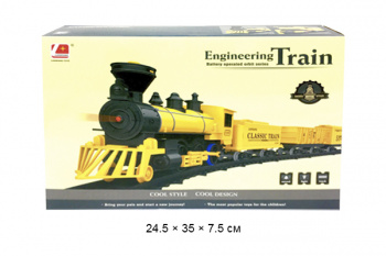 Поезд на батар. арт. LX-201 Классический в коробке_/36 шт./ Поезд на батар. арт. LX-201 Классический в коробке_/36 шт./