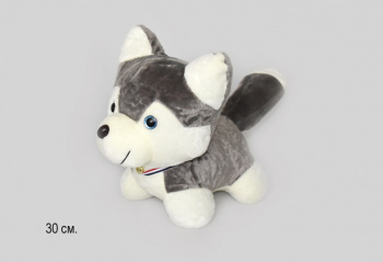 им Собака арт. YE81010-4/80907-11 Хаски 30 см в пак.) им Собака арт. YE81010-4/80907-11 Хаски 30 см в пак.)