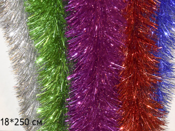 Мишура арт. М19#007 Цвета микс d 18 * 2,5 м 1 шт. (10 шт. в упак.) Мишура арт. М19#007 Цвета микс d 18 * 2,5 м 1 шт. (10 шт. в упак.)