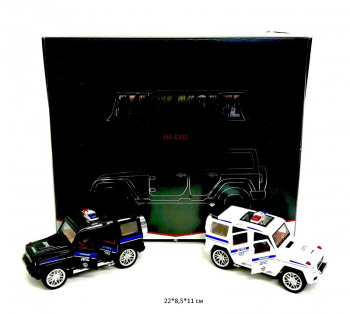 Модель металл. арт. 5503E Джип ДПС (8 шт.) шоубокс_ Модель металл. арт. 5503E Джип ДПС (8 шт.) шоубокс_