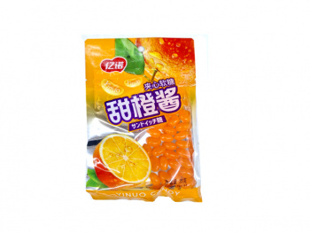 Конфета арт. 224752 Жевательные бобы "Апельсин" 35 г 20 шт. упаковка;