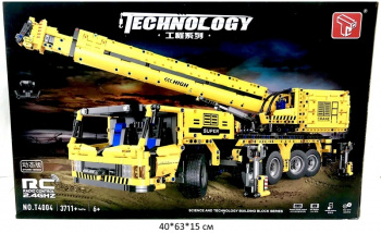 Конструктор арт. T4004 Кран на платформе 3711 дет. на р/у в кор._/5 шт./ Конструктор арт. T4004 Кран на платформе 3711 дет. на р/у в кор._/5 шт./