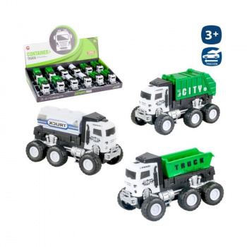 Машина инерц арт. 991-60K Городская техника в ассортименте (12 шт.) шоубокс•