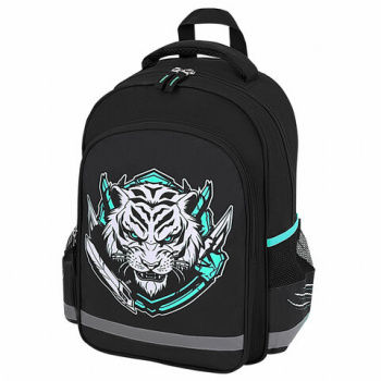 Рюкзак ПИФАГОР SCHOOL, 1 отделение, 3 кармана, "White tiger", 38x28х14 см, 272081 Рюкзак ПИФАГОР SCHOOL, 1 отделение, 3 кармана, "White tiger", 38x28х14 см, 272081
