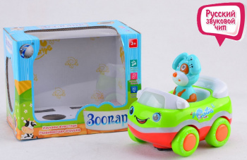 Каталка на батар. арт. 588-3" Машина с собакой в кор. 21*17*15,5 Каталка на батар. арт. 588-3" Машина с собакой в кор. 21*17*15,5