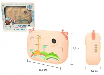 Фотоаппарат арт. 983050-3 "Жираф" камера в кор.